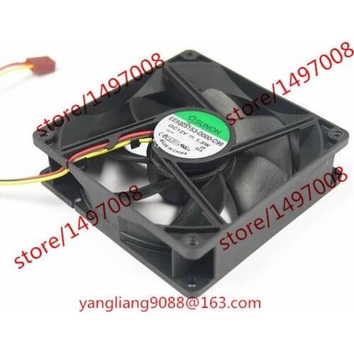 SUNON EE92251S3-D000-C99 DC 12V 1.3W 90X90X25mm Server Cooling Fan