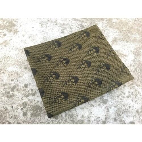 Tactical Mesh 110X110cm Tactical Hiking Scarves Outdoor Army Arab Scarf Military Shemagh Hunting Sniper Face Veil Skull Pattern
