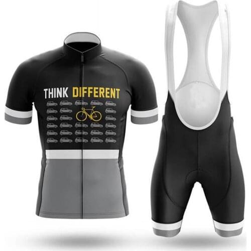 Think Different Summer Cycling Clothing Mountain Cycling Jersey Set Ropa Ciclista Hombre Maillot Ciclismo Road Bike Jerseys set