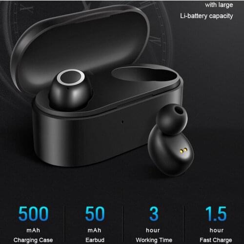 TWS Bluetooth 5.0 Wireless Earphones Touch In Ear Sports Headphones Stereo Noise Reduction Earbuds fone de ouvido Bluetooth