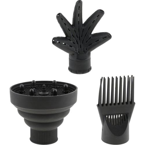 3pcs Universal Hair Diffuser Adaptable For Blow Dryers For Curly Wavy Hair
