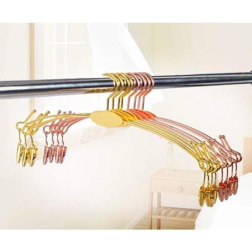 Underwear Hangers Metal Bra Clips Socks Panty Racks Home Drying Clothes Hanger With Clips