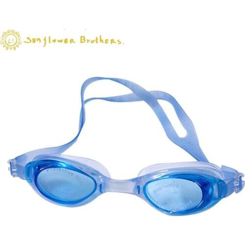 Waterproof Swimming Goggles Unisex Swimming Goggles Flat Goggles Adjustable Multi-color Optional