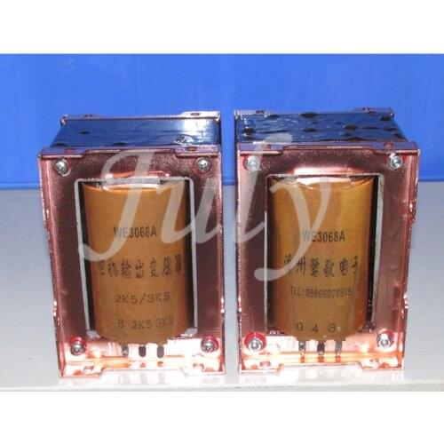 WE3068 iron core, single-ended 2.5K/3.5K/4Ω 8Ω output transformer, suitable for 2A3 300B, 60W, 15H, 150mA