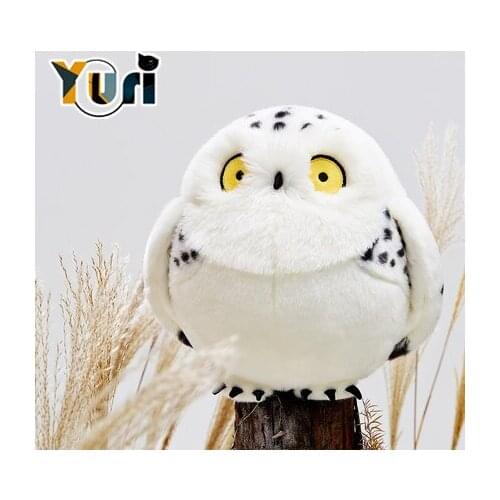 Yuri White Snowy Owl Animal 27cm Plush Pillow Doll Toy Cosplay Prop Lovely Gift Ornaments Sa