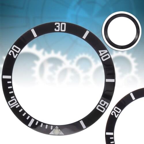 1pc Black Ceramic Bezel Insert Replacement Accessories For Submariner Mens Watch 40mm Case Ceramic Watch Face