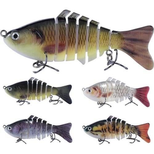 1pcs Winter Fishing Lure Swim Hard Bait 16g 10cm Jointed Crankbait Swimbait Artificial Lures For Pike Jointed Crankbait Tackle