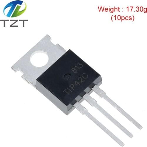 10PCS TIP42 TIP42C POWER TRANSISTORS(6A,40-100V,65W) Best quality