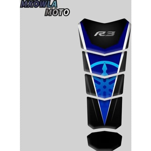 3D Motorcycle Tank Pad Protector Decal Stickers Case for R3 YZF-R3 VS Tank