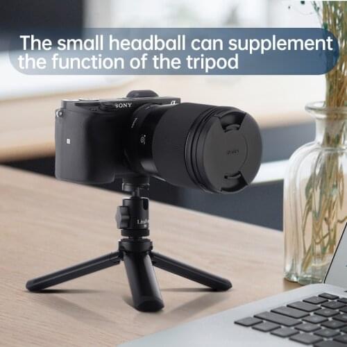 LituFoto B30 All Metal Portable Tripod for iPhone Samsung Xiaomi Huawei Mobile Phone Smartphone Tripod for Gopro 9 8 7 Camera