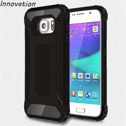 For Samsung S6 Case Armor Hybrid Shockproof TPU + PC Protection Phone Cases For Samsung Galaxy S6 S 6 Back Cover Silicone