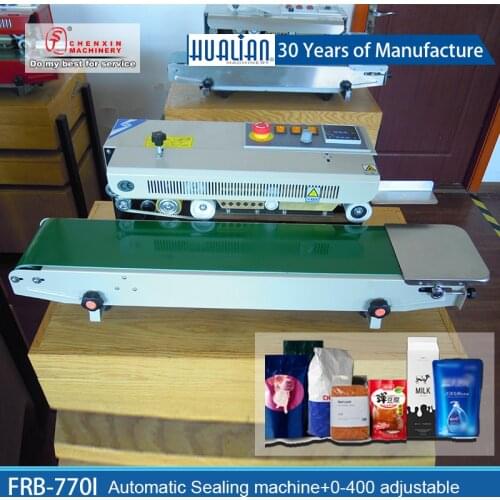 FRB-770 automatic sealing machine plastic bag sealing machine plastic bags sealer machine industrial business machine hualian