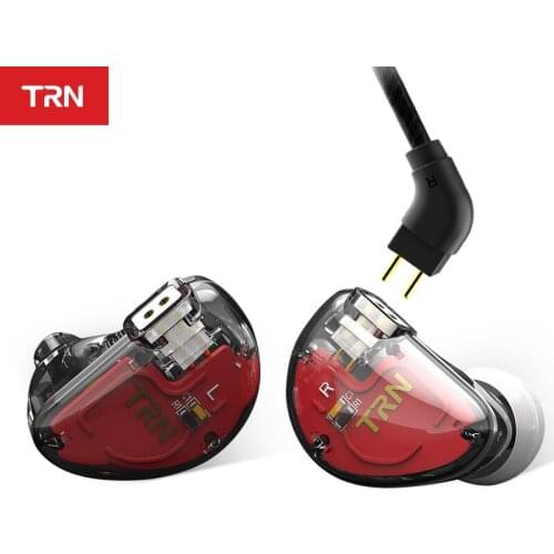 TRN V30 1DD+2BA Hybrid In Ear Earphone HIFI Running Sport Stereo Heavy Bass Headphone With 0.75mm 2Pin Detachable Cable Headset