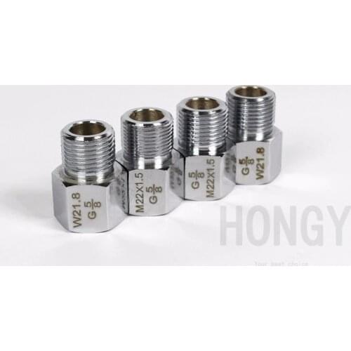 HONGYI 1 piece aquarium connector adapter converters for CO2 cylinder to regulator G5/8,W21.8,M22