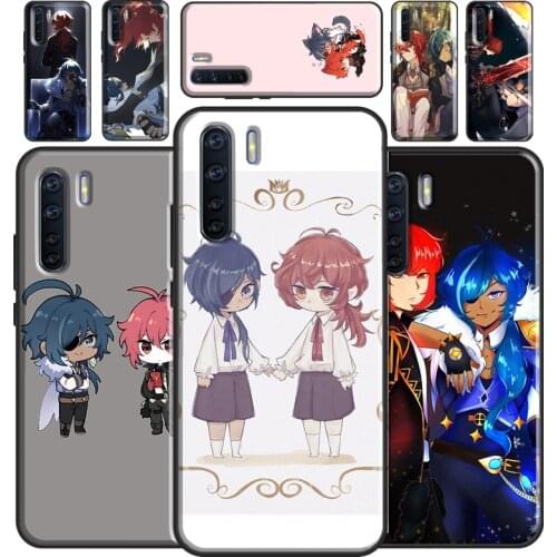 Kaeya and Diluc Genshin Impact Phone Case For OPPO A53 2020 A5 A9 A31 A52 A72 A92 A83 A91 A93 A1K A15 A3S A5S F5 F7 Cover