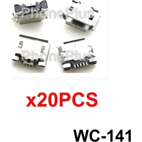 20PCS For Lenovo A366T A390E A520 288T A500 A60 A750 A1000 USB Charging Port Connector Plug Socket