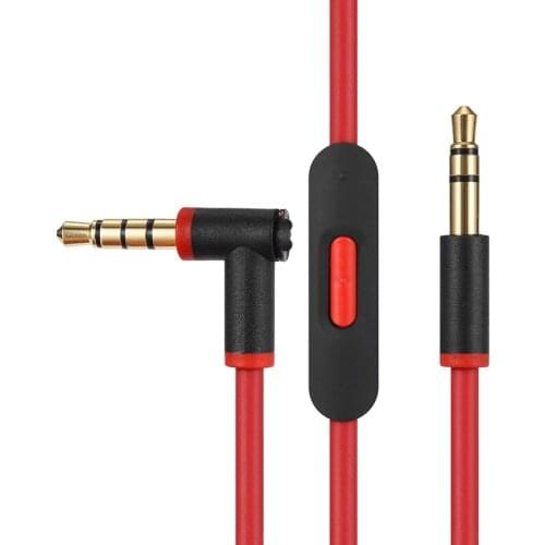 Replacement Audio Cable Cord Wire with in-line aux Mic and Control for Beats by Dr Dre Headphones Solo/Studio/Pro/Detox