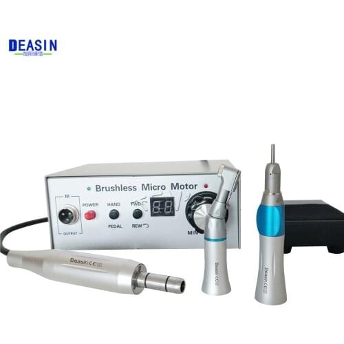 2016 New 50,000 RPM Non-Carbon Brushless Aluminium Shell Dental Micromotor Polishing Unit with lab handpiec dental micro motor