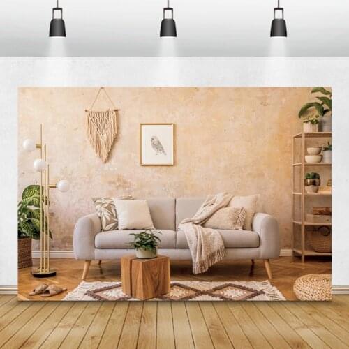 Cozy House Office Photo Backdrops For Interior Room Decro Sofa Plant Photozone Portrait Phography Backgrounds Photophones props