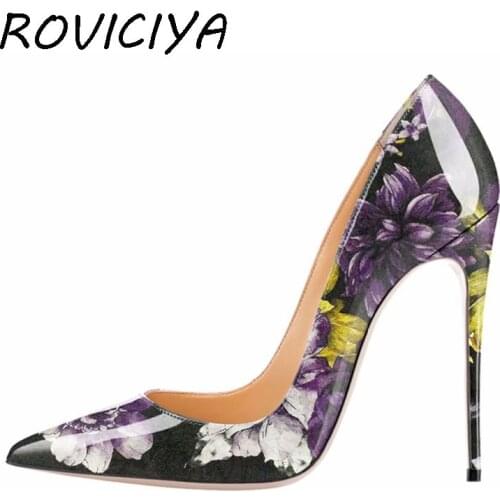 Womens extreme high heels fashion shoes extreme high heel12cm 10cm 8cm stilettos ladies party shoes party QP064 ROVICIYA