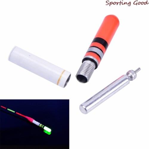 1PCS New Fishing Luminous Float Battery Operated LED Float For Dark Water Night Fishing 3.7*0.46cm