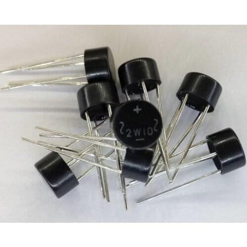 30pcs/lot 2w10 2A 1000V diode bridge rectifier 2W10 new original