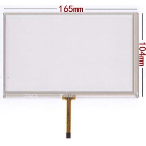 7.1 inch touch screen, vehicle navigation, 7 Inch Touch screen, A070VW05/AT070TN83, V.1 touch screen 165*104