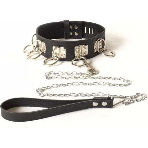 BDSM Black Emperor the Five Rings collar Lesbian couple sex games flirting toys Unisex sex games flirting toys