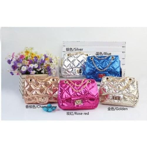 Baby Girls Shiny Baby Shoulder Bag Little Kids Gifts Toddler Purse Handbag Children Mini Messenger Bag PU Leather