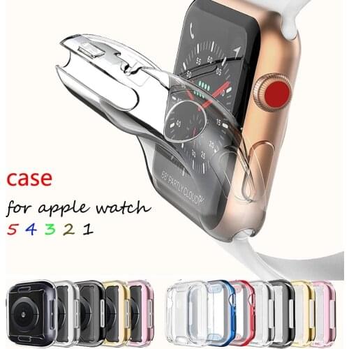 Case For Apple Watch series 5 4 3 2 1 band All-around Ultra-Thin Screen protector cover iwatch case 44mm/40mm 42mm/38mm