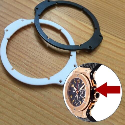 Black plastic inner bezel for HUBLOT hub Big band 44mm 301 automatic man watch parts tools