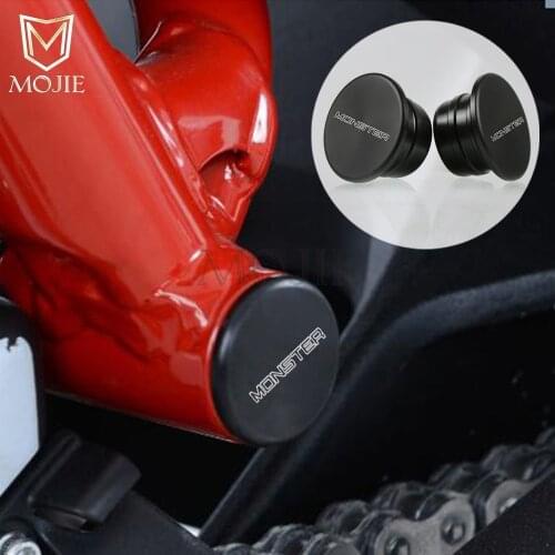 For Ducati MONSTER 797 2017-2018 Motorcycle Accessories Frame Plug Kit Hole Cover Decor Decoration Swing Arm Hole Caps Set
