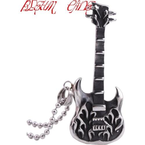 Hiphop/Rock Gothic Titanium Stainless Steel Black Big Cobra Snake Pendants Necklaces