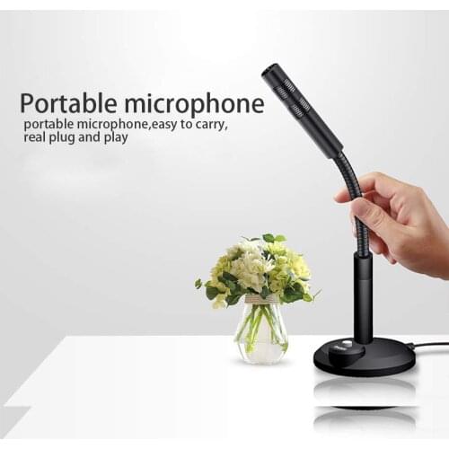 Karaoke Professional Microphone for Computer HD Studio Noise Cancelling USB 3.5mm Microphone Condenser For Recording Vocals PC