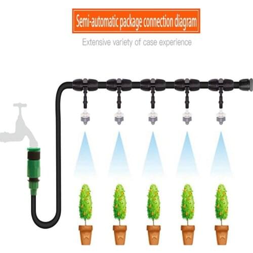 Atomizing Hose Watering Kit Garden Flowers Water System Gardening Spray Suits Drip Irrigation System Irrigation supplies
