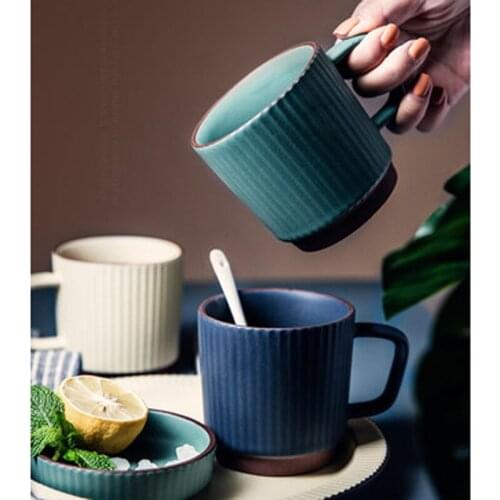 Creative breakfast cup milk cup ceramic cup male and female student mug water cup home milk cup