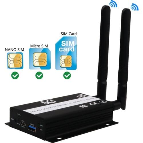 M.2 B Key NGFF to USB 3.0 Adapter Converter with SIM Card Slot for SIM Micro SIM 3G / 4G / 5G LTE Module Computer Components