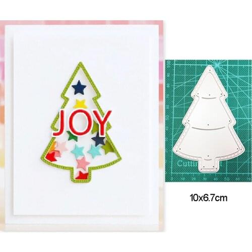 Craft dies Metal Cutting Dies die cut Christmas Tree Decoration Scrapbook dies Paper Craft Knife Mould Blade Punch Stencils dies