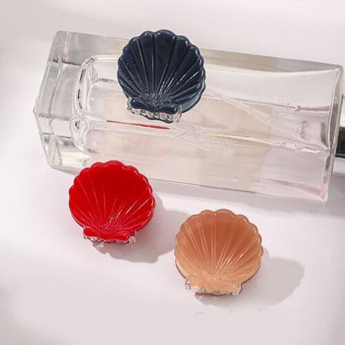 Women Lovely Barrettes Popular Mini Shell Small Sweet Claw Clip Fashion Korean Style Simple Daily Hair Accessories As Gifts