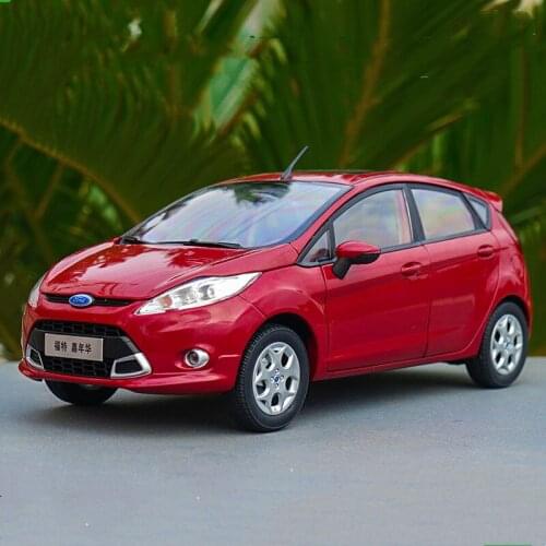 1/18 Alloy Casting Car Model Original Ford Fiesta Collection Decoration Holiday Gift Childrens toys