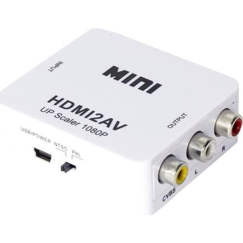 POWERMASTER PM-12861 HDMI TO RCA CONVERTER CONVERTER MINI MODEL PLASTIC CASE 1920 X1080 * NARİTA PRD-1022