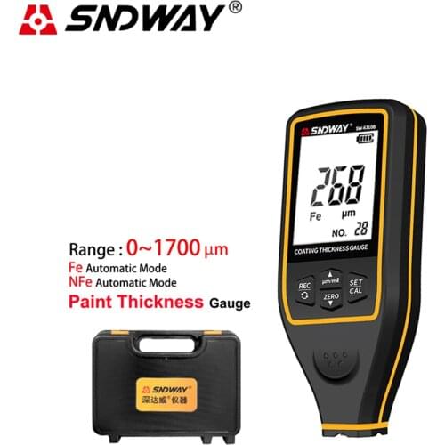 Paintwork Thickness Gauge for Car Paint Auto Tester Lacquer Meter Measuring Instruments Micrometer Metal Ruler Automotive Tools