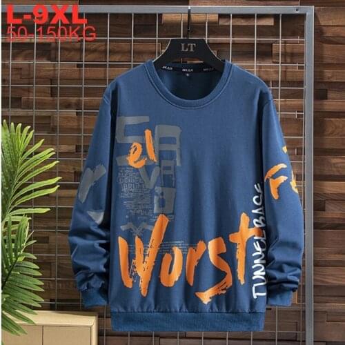 Mens Hip Hop Pullovers Oversize Hoodies Large Size 9xl 8xl 7xl 6xl 5xl Hoodie Men Cool Harajuku Sweatshirts Male Long Sleeve