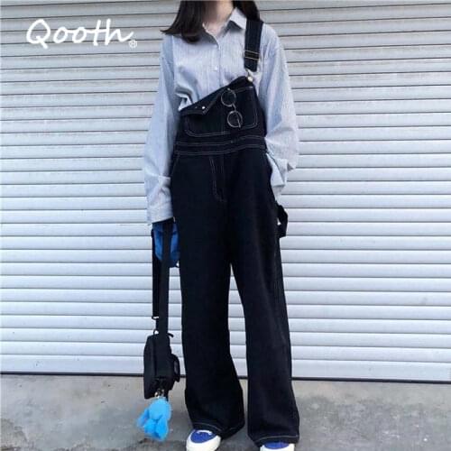 Qooth Women's Denim Capri Pants