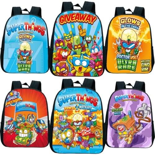 Super Zings Series 7 Kindergarten Backpack Toddler School bag Kids Super Things Bookbags Kindergarten Backpack Mochila