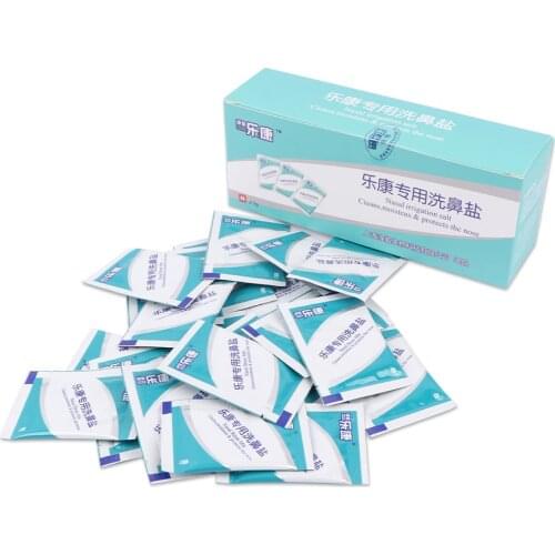 60 Bags Nasal Wash Salt 2.7g/bag for 300ML Nasal Wash Cleaner Neti Pot Nose Wash System Sinus & Allergies Relief Drop Shipping