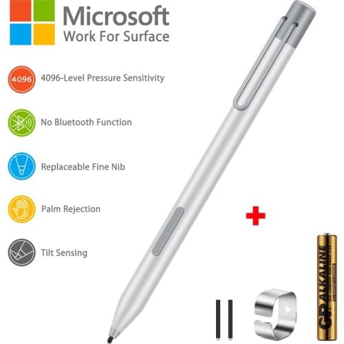 Stylus Pen for Microsoft Surface, Certified Digital Stylus with Palm Rejection, 4096 Levels Pressure, for Surface Pro/Go/Laptop