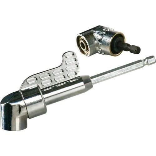 1/4" Magnetic Angle Bit Adapter Screwdriver Chucks and Wrenches 105 Degree Angle Drill Adapter