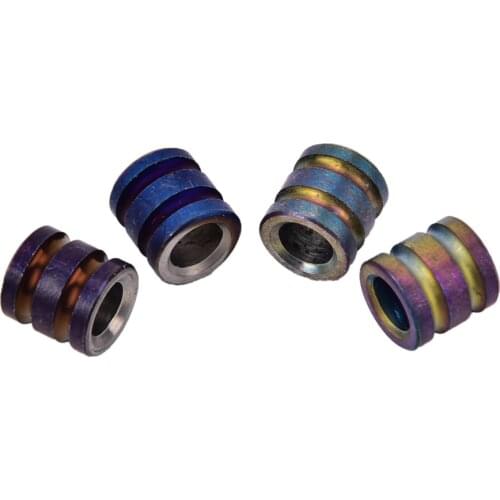 Outdoor Titanium Alloy Knife Beads Paracord Umbrella Rope Fall Knife EDC Knife Fall Titanium Alloy TC4 Pendant Tool