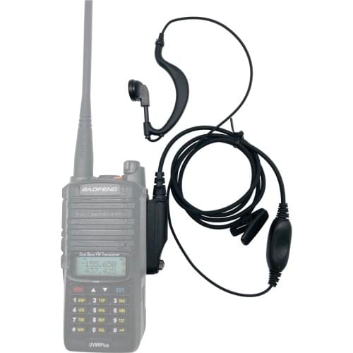 Waterproof Baofeng UV-9R Plus Earpiece for Walkie Talkie HF UHF Transceiver UV9R plus A58 BF-9700 Two Way Radio Headset Earphone